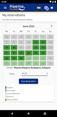 Haema Plasma android App screenshot 1